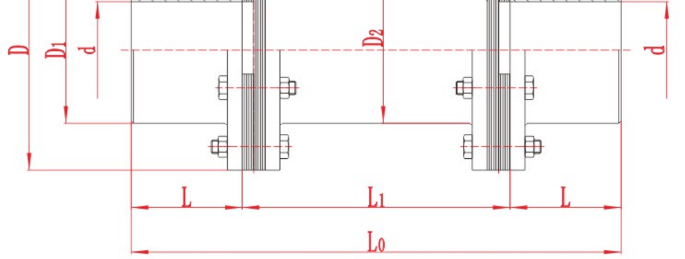 JZMJ Diaphragm Coupling for Heavy Machinery