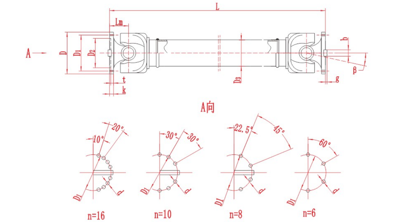 SWC-WH Non-Telescopic Welded Cardan Shaft